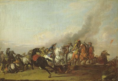 Collision de la cavalerie - Jacques Courtois